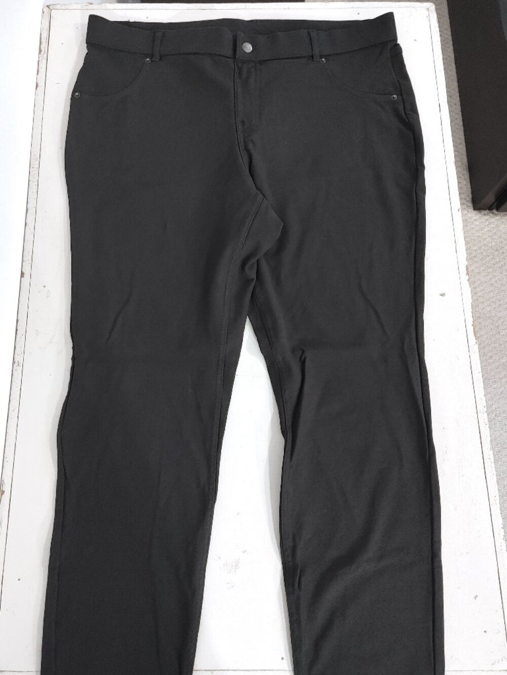 XL black Hue soft denim leggings / jeggings.